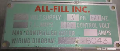 USED ALL FILL SHA-600