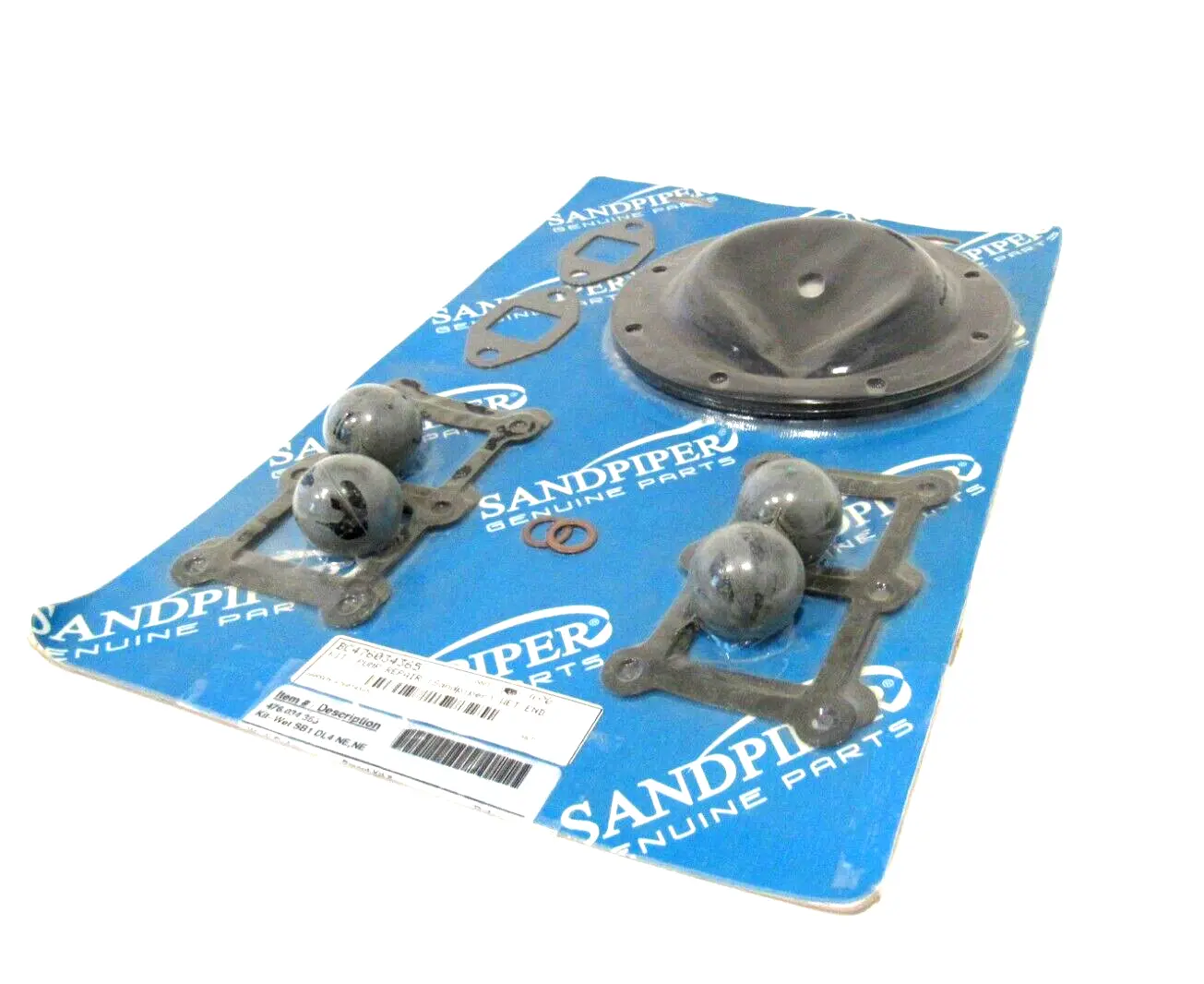 NEW SANDPIPER 476.034.365 WET END PUMP REPAIR KIT SB1 DL4 NE,NE 476034365
