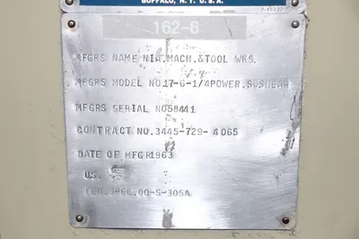 USED 1963 NIAGARA 17-6-1/4