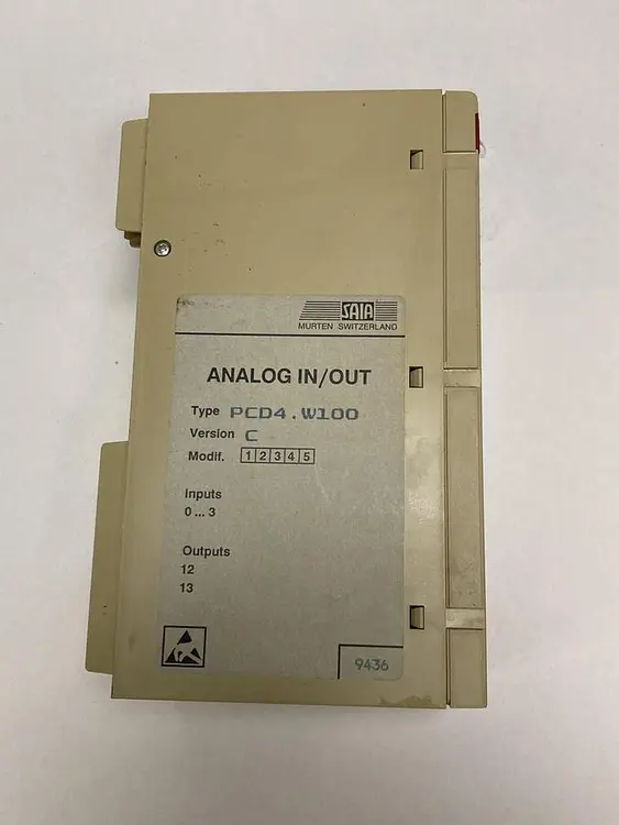 Used SAIA PCD4.W100 Input / Output Modules | Surplus Asset Holdings #1206077