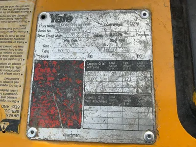 Used YALE LP040RFNUAE086 Liquid Propane Forklifts Michigan US | Miedema Asset Management Group #1301508
