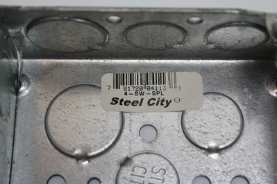 New | in-Stock Steel City 4-SW-SPL Electrical Boxes California US | Davliegogo LLC #1707942