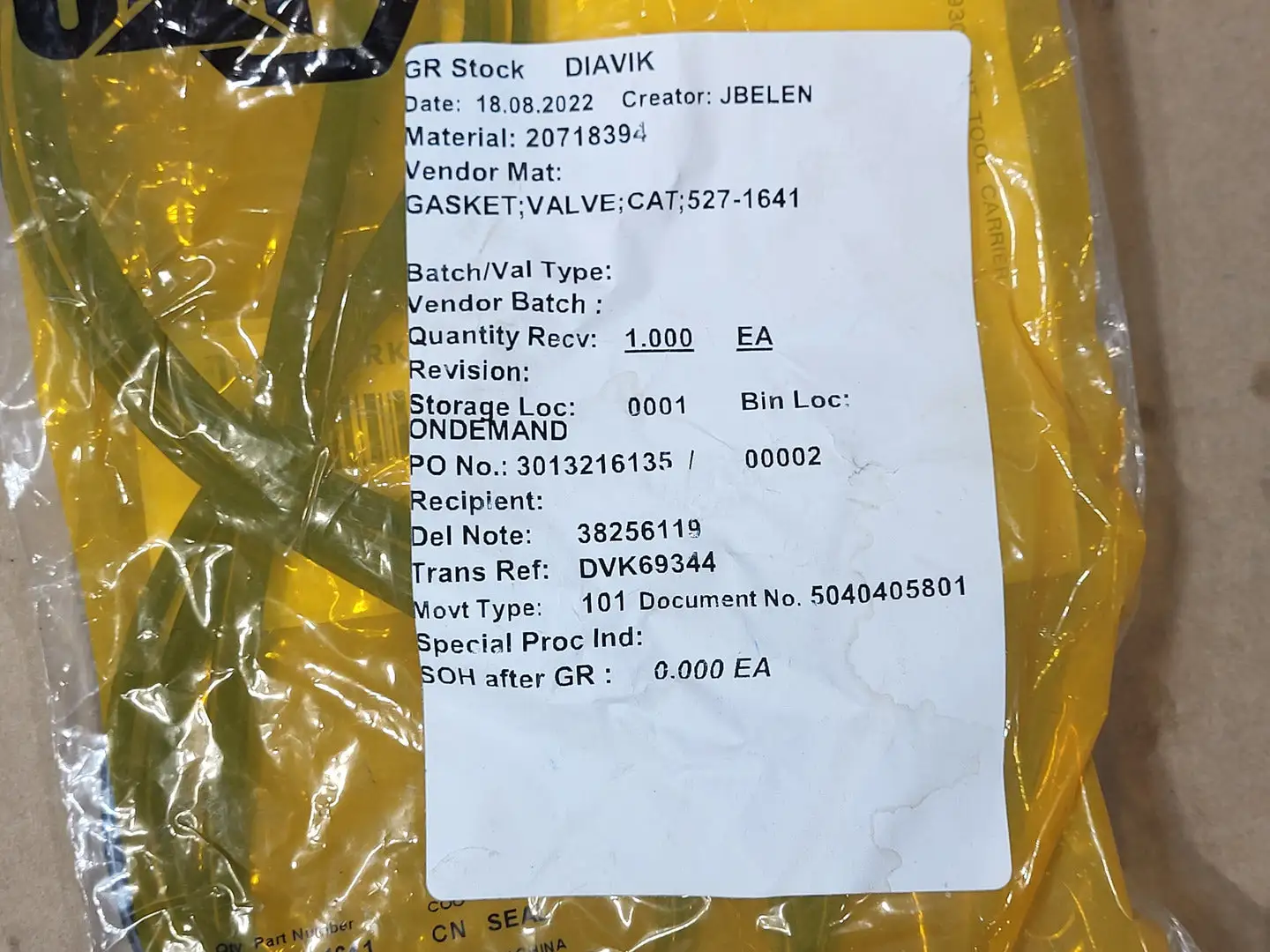 NEW CATERPILLAR 527-1641