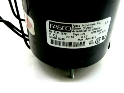 NEW FASCO MOTOR