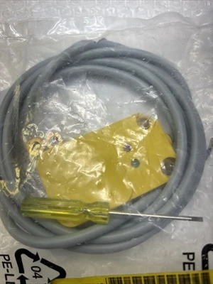 ** NEW IN FACTORY BAG Cable Cordset TRANSDUCER ELECTROM;M30 9501210# PL BRASS#