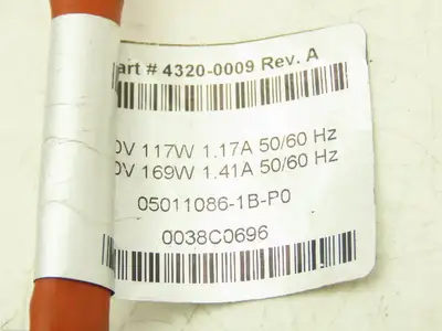 MKS HPS 4320-0009 Rubber Heater Jacket Vacuum Line 3.5"Pipe OD 169 Watt 120V