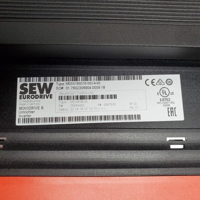 Used SEW SEW Eurodrive MDX60A0370-503-4-0 MDX61B0370-503-4-00 AC Drive Inv Misc Industrial Equipment California US | American Industrial Supply Co. #1377070