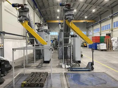 Aluminium and titanium chip processing plant