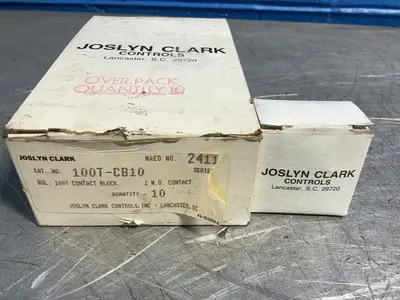 Used JOSLYN CLARK 100TCB10 Contact Blocks Ohio US | HGR 24 #1474814