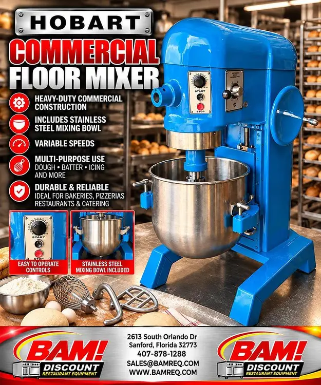Used HOBART H600T Planetary Mixers Florida US | BAM Discount Restaurant Equipment #1494047