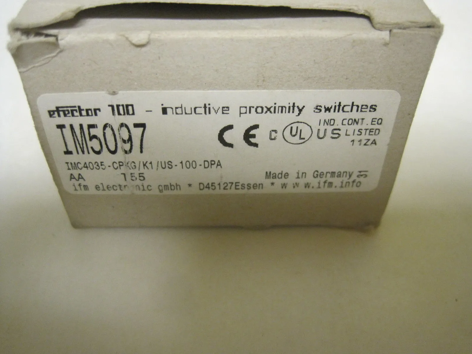 NEW EFECTOR IM5097 PROXIMITY SWITCH
