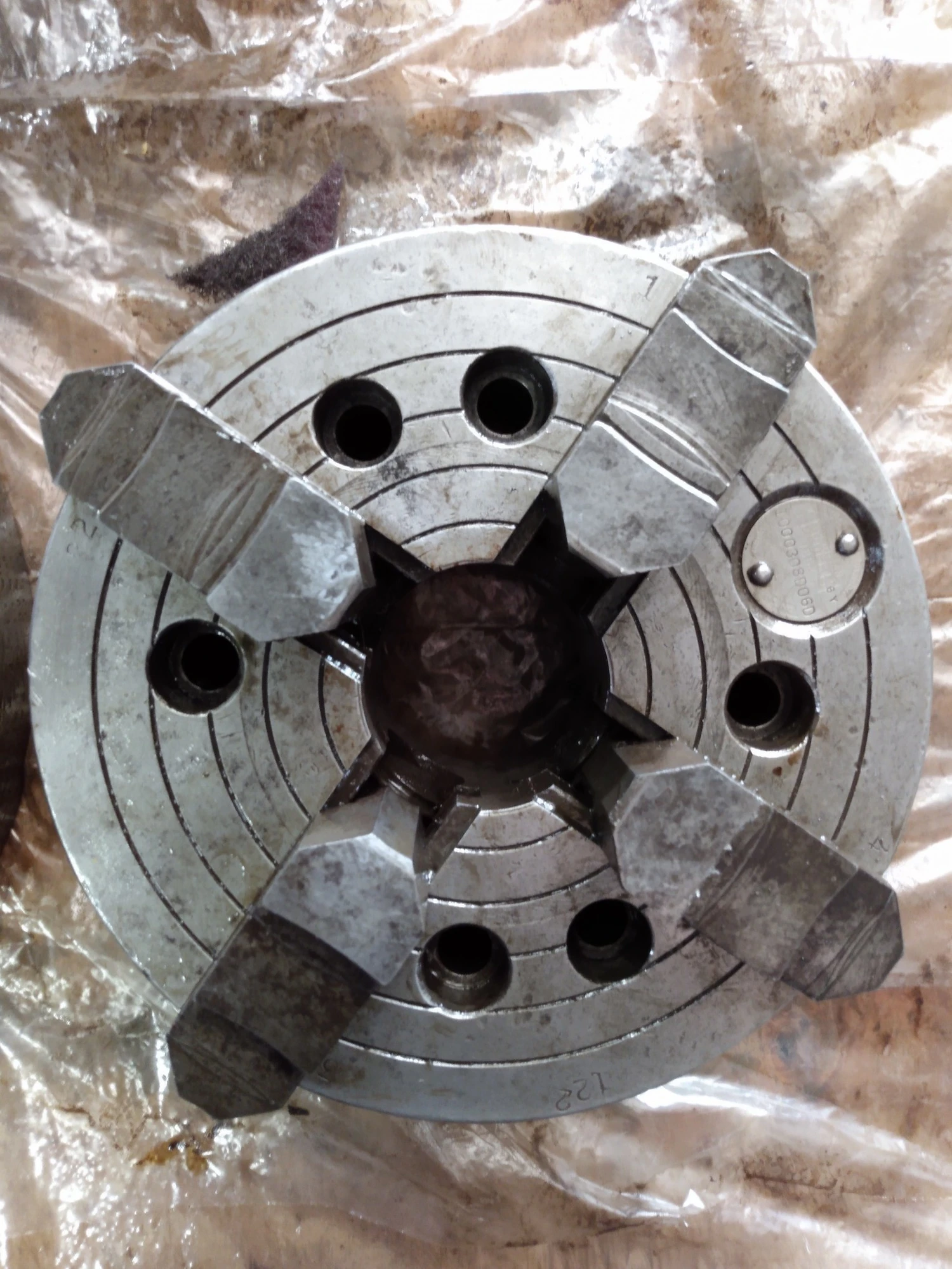 USED CUSHMAN 4-Jaw Chuck