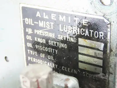 Alemite Oil Mist lubricator Generator Assembly