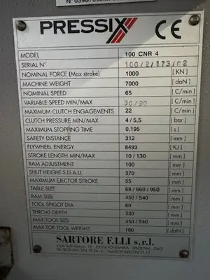 Pressix 100 CNR 4