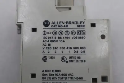 NEW OPEN BOX Allen Bradley 140-A11 Auxilary Contactor AB STOCK K-3013