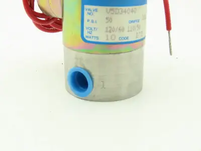 Honeywell Skinner V5D34040 Solenoid Valve 2-Way (NC) 120VAC 50 PSI 1/4" NPT