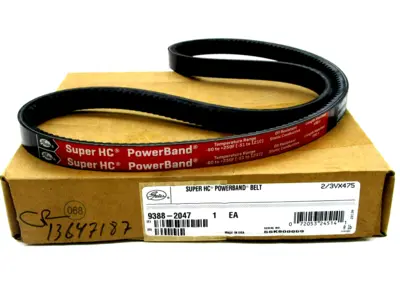 NEW GATES 2/3VX475 SUPER HC POWERBAND BELT 9388-2047 23VX475