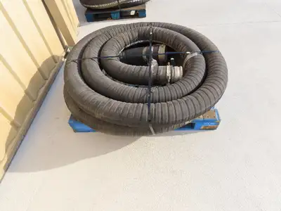 Jason 4470 Dry Bulk Material Suction Hose 5" ID x 47' Gum Rubber 75 PSI