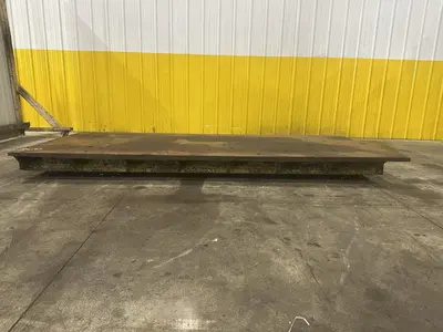 114" X 51" X 7" HIGH STEEL LAYOUT RISER PLATE: STOCK #23182