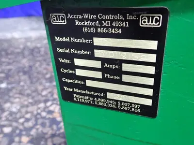 Used 2013 ACCRAWIRE CONTROLS D1 Wire Payoffs Ohio US | HGR 24 #802824