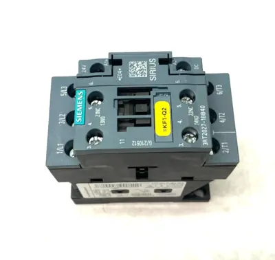 USED SIEMENS SIRIUS POWER CONTACTOR AC-3E/AC-3, 3-POLE 32A