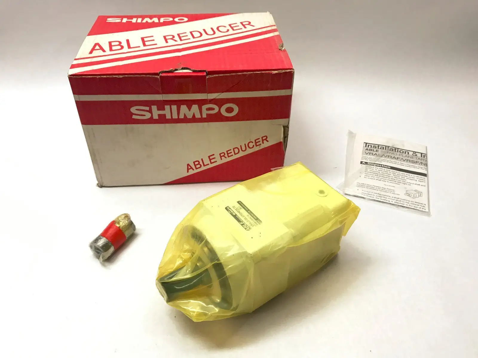 New | in-Stock Shimpo 30:1 Able Gear Reducer Nidec Servo Motor Drive Gearmotors Michigan US | Maverick Industrial Sales #1394234