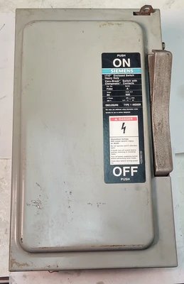 USED SIEMENS Does Not Apply