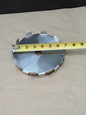 Stainless Steel Saw Tooth Type Mixing Dispersion Blade 6-3/4" Diameter