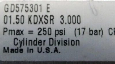 NEW PARKER 01.50 KDXSR 3.000 CYLINDER 0150KDXSR3000