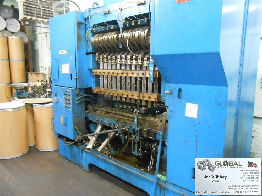 WATERBURY FARREL No 1512 I.C.O.P. TRANSFER PRESS w MINSTER CLUTCH BRAKE REBUILT