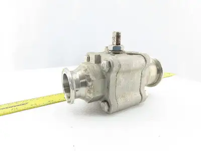 2" To 1-1/2" Stainless Steel Sanitary Ball Valve Reducer