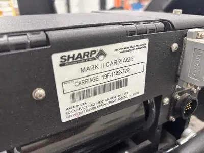 USED SHARP CONTINUOUS ROLL BAGGING SYSTEM MARK II, BAGGER MACHINE