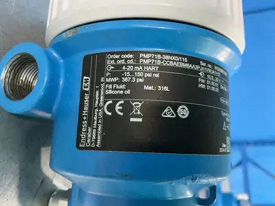 Used ENDRESS+HAUSER PMP71B38NX0/115 Pressure Transmitters Ohio US | HGR 24 #1474817