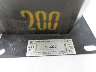 General Electric JCK-3 Outdoor Current Transformer 4000A 50/60Hz 15000V 110kV