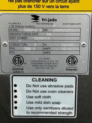 FriJado TDR7-P Double Stack Rotisserie Oven 208V 3ph Electric Refurbished Tested and Working