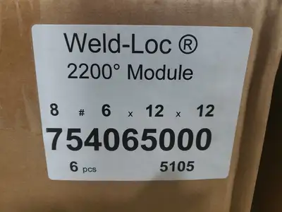 6 in. x 12 in. x 12 in. Weld-Loc Ceramic Fiber Module