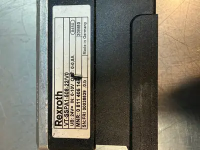 Rexroth VT-SSPA1-508-22/V0 Valve Amplifier (3.5.2)