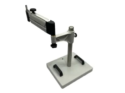 Meiji Techno Microscope Stand 11" x 14" Base 14" Vertical Pole Height 38mm Dia. - For parts or not working