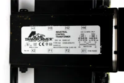 Acme Transformer CE06-0250-F3 Industrial Control Transformer, 250VA