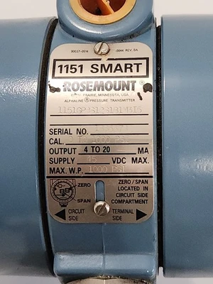 USED Rosemount 1151GP8S12S1B1M3I5