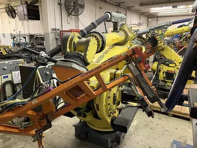Used 2011 FANUC M900IA/600 6 AXIS CNC ROBOT WITH R30IA CONTROLLER Robots | Harbor Machinery Inc. #1283318