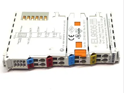 USED BECKHOFF ETHERCAT POWER SUPPLY TERMINAL 24VDC IN 5VDC 0.5A DIN RAIL