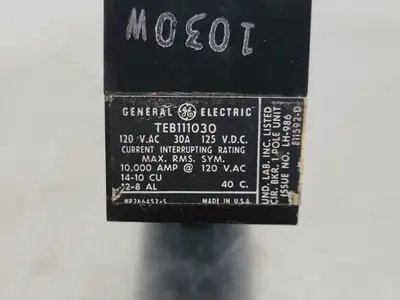 USED GENERAL ELECTRIC TEB111030
