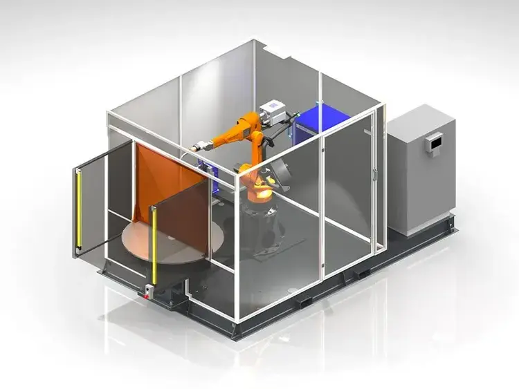 New | Build-to-Order KEY PLANT AUTOMATION Compact Cell 5.1 Robotic Welding Cells | Harris Machine Tools, Inc. #406890