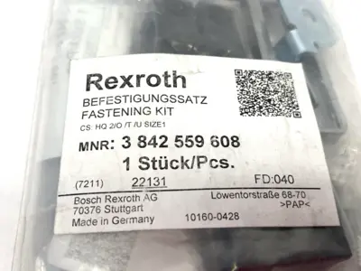 New | in-Stock Bosch Rexroth Profile Fastening Kit HQ 2/O /T /U SIZE1 Misc Fasteners Michigan US | Maverick Industrial Sales #1424950