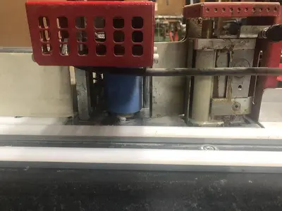 USED WURTH COMBINATION CBC-162 & RBB-1000 PORTABLE EDGE-BANDER AND TRIMMER