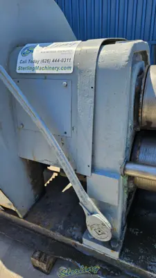 Used WEBB 9L-1208 Plate Bending Rolls including Pinch California US | Sterling Machinery Exchange #1467065