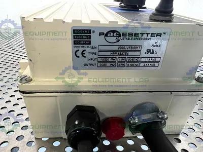 USED BODINE ELECTRIC HPP-5337E4 VARIABLE FREQUENCY DRIVE W/ BODINE 3/8HP MOTOR