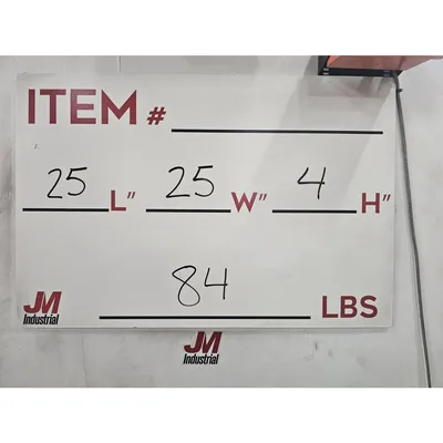 Unused Surplus Low Profile Floor Scale - 2 x 2', 2,500 lbs x .5 lb