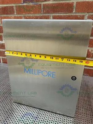 USED MILLIPORE STAINLESS STEEL INDUSTRIAL CONTROL PANEL ENCLOSURE 16" X 20" X 9"